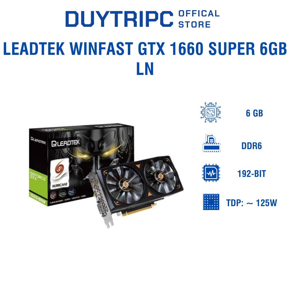 Leadtek WinFast GTX 1660 SUPER 6GB LN